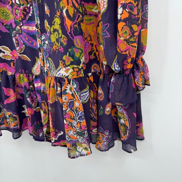 Free People Ibiza Nights Mini Dress woman’s size Small lined dress - Picture 9 of 12